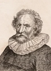 アブラハム・ブローマート、「本物のオリジナルからの有名な画家の75の肖像画」のイラスト、1817年にロンドンで公開
